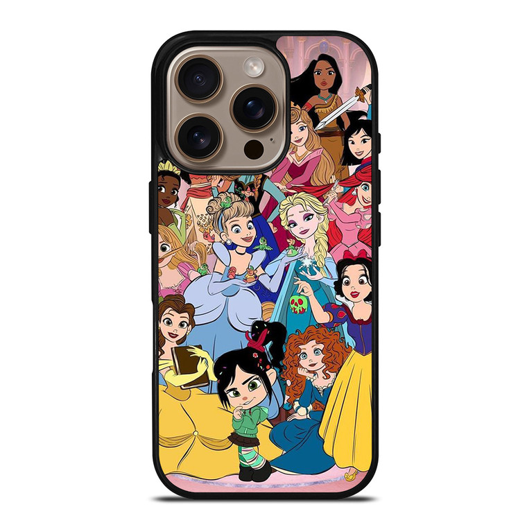 CARTOON DISNEY PRINCESS X VENELLOPE iPhone 16 Pro Case Cover