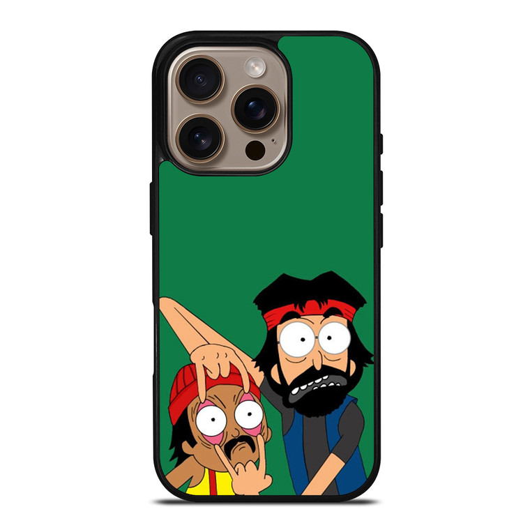 CHEECH AND CHONG CARTOON iPhone 16 Pro Case Cover