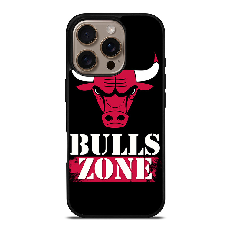 CHICAGO BULLS FANS ZONE iPhone 16 Pro Case Cover
