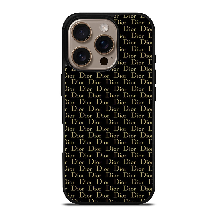 CHRISTIAN DIOR LOGO PATTERN iPhone 16 Pro Case Cover