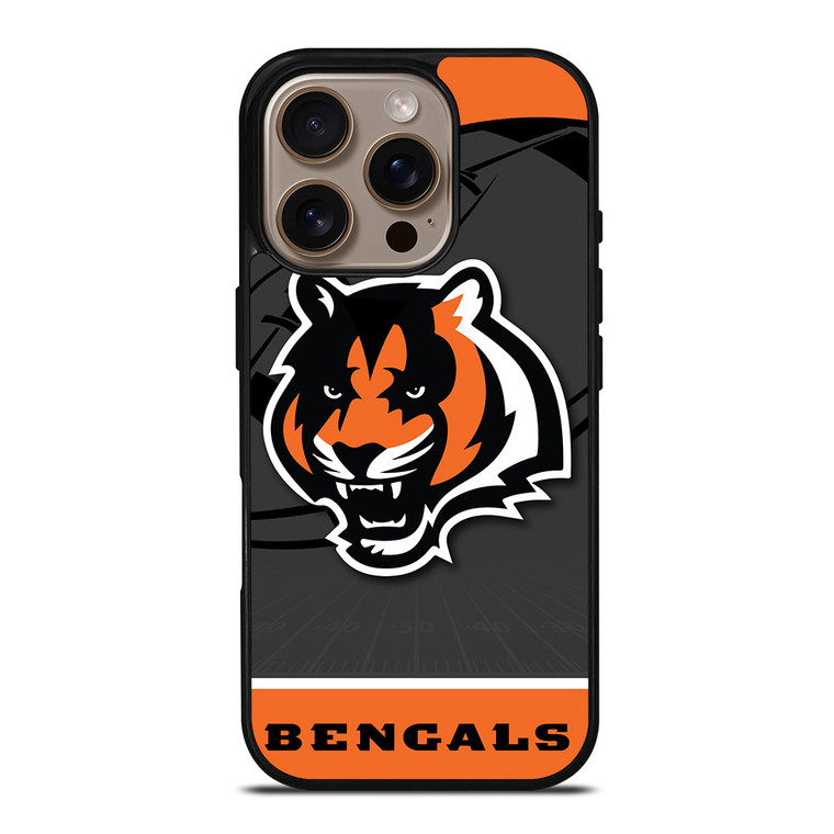 CINCINNATI BENGALS NFL TEAM iPhone 16 Pro Case Cover