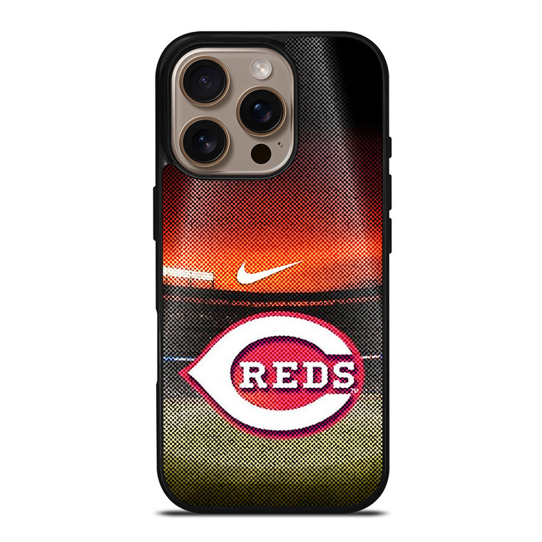 CINCINNATI RED MLB BASEBALL LOGO iPhone 16 Pro Case Cover