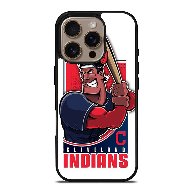 CLEVELAND INDIANS LOGO BASEBALL ICON iPhone 16 Pro Case Cover CLEVELAND INDIANS LOGO BASEBALL ICON iPhone 16 Pro Case Cover