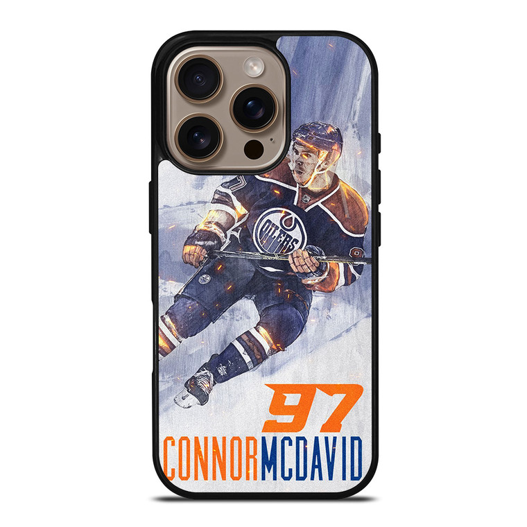 CONNOR MCDAVID EDMONTON OILERS 2 iPhone 16 Pro Case Cover
