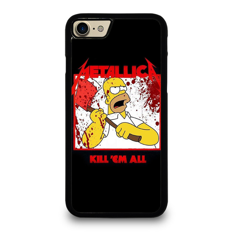 METALLICA KILL EM ALL SIMPSONS iPhone 7 / 8 Case Cover
