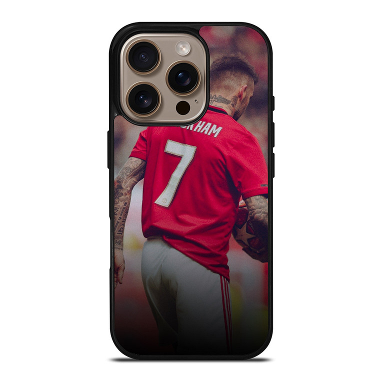 DAVID BECKHAM MANCHESTER UNITED iPhone 16 Pro Case Cover