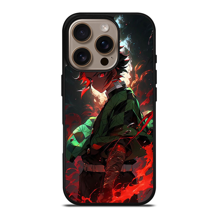 DEMON SLAYER TANJIRO KAMADO ANIME MANGA iPhone 16 Pro Case Cover
