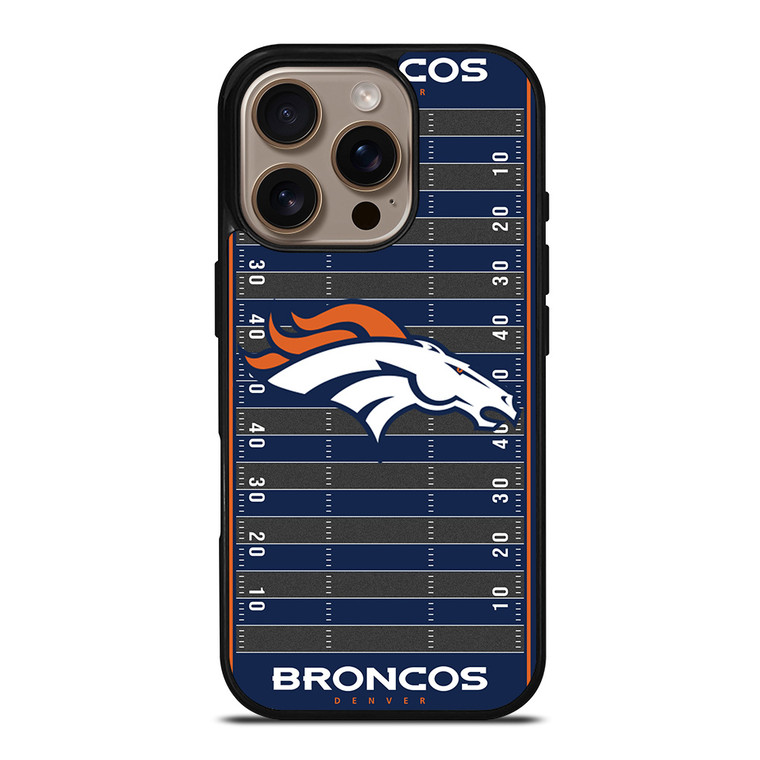 DENVER BRONCOS FOOTBALL FIELD iPhone 16 Pro Case Cover