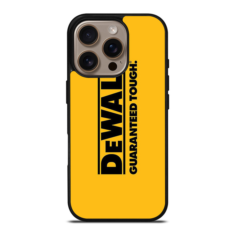DEWALT TOOL LOGO GUARANTEED TOUGH iPhone 16 Pro Case Cover