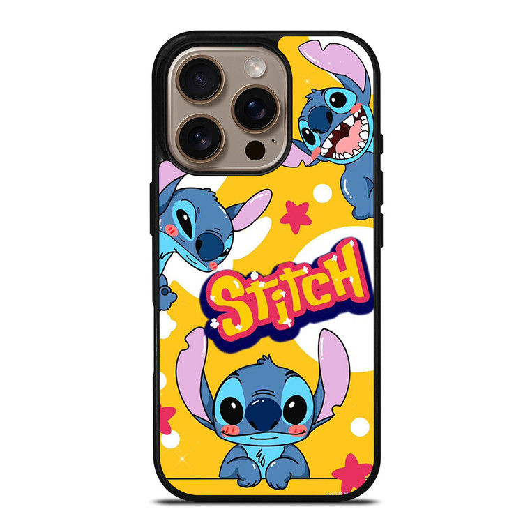 DISNEY CARTON STITCH iPhone 16 Pro Case Cover