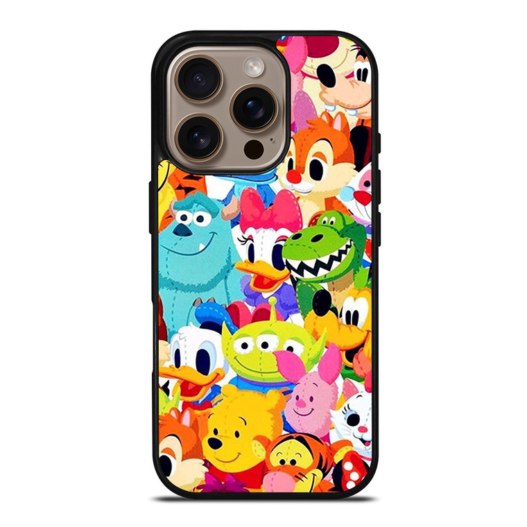 DISNEY CARTOON ALL CHARACTER  iPhone 16 Pro Case Cover