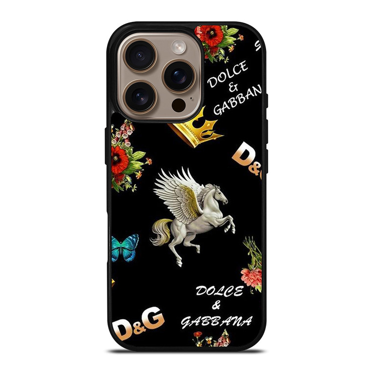 DOLCE AND GABBANA LUXURY PATTERN iPhone 16 Pro Case Cover