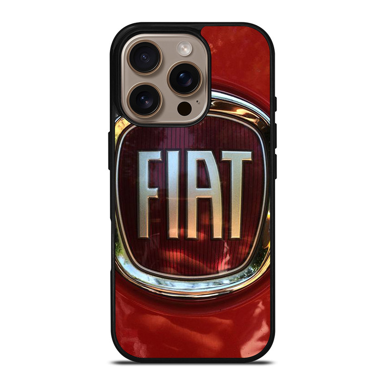 FIAT CAR RED LOGO iPhone 16 Pro Case Cover