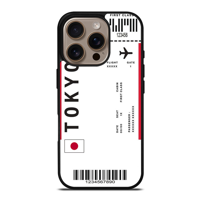 FLIGHT TICKETS JAPAN iPhone 16 Pro Case Cover