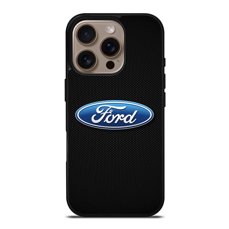 FORD CARBON FIBER iPhone 16 Pro Case Cover