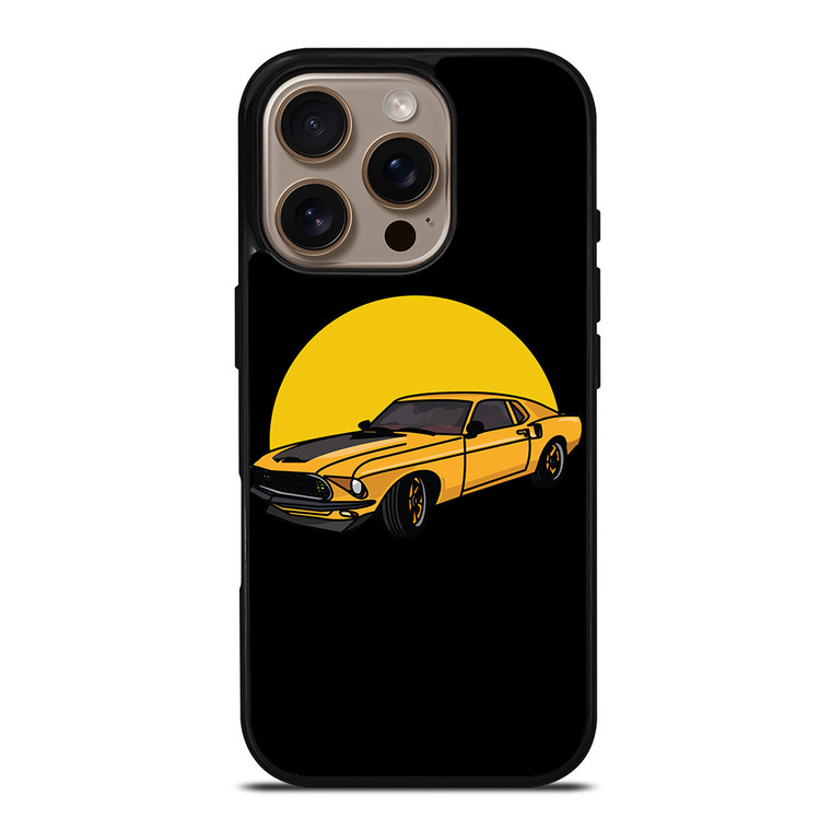 FORD MUSTANG CARTOON iPhone 16 Pro Case Cover