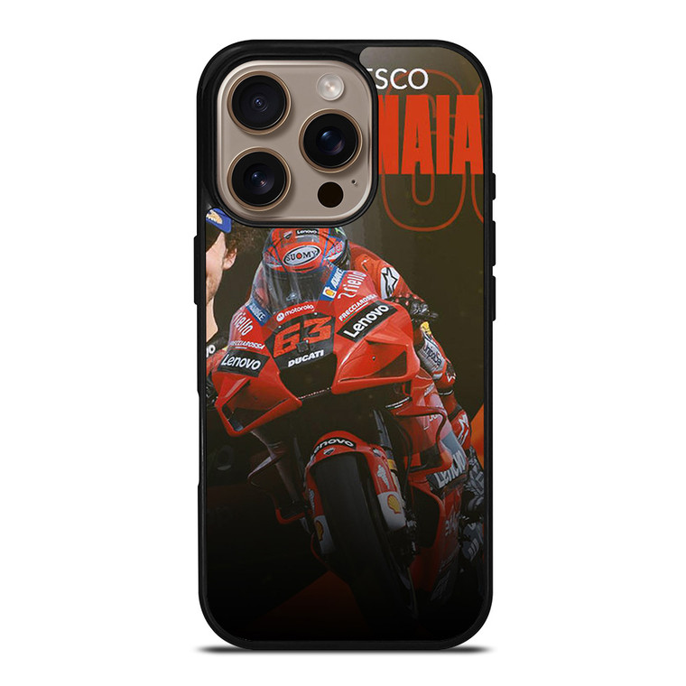 FRANCESCO PECCO BAGNAIA DUCATI RACING iPhone 16 Pro Case Cover