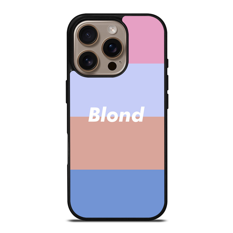 FRANK OCEAN BLONDE STRIPE iPhone 16 Pro Case Cover
