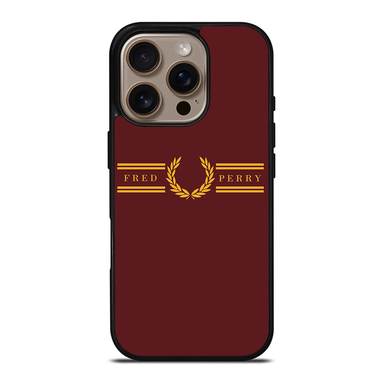 FRED PERRY LONDON LOGO iPhone 16 Pro Case Cover