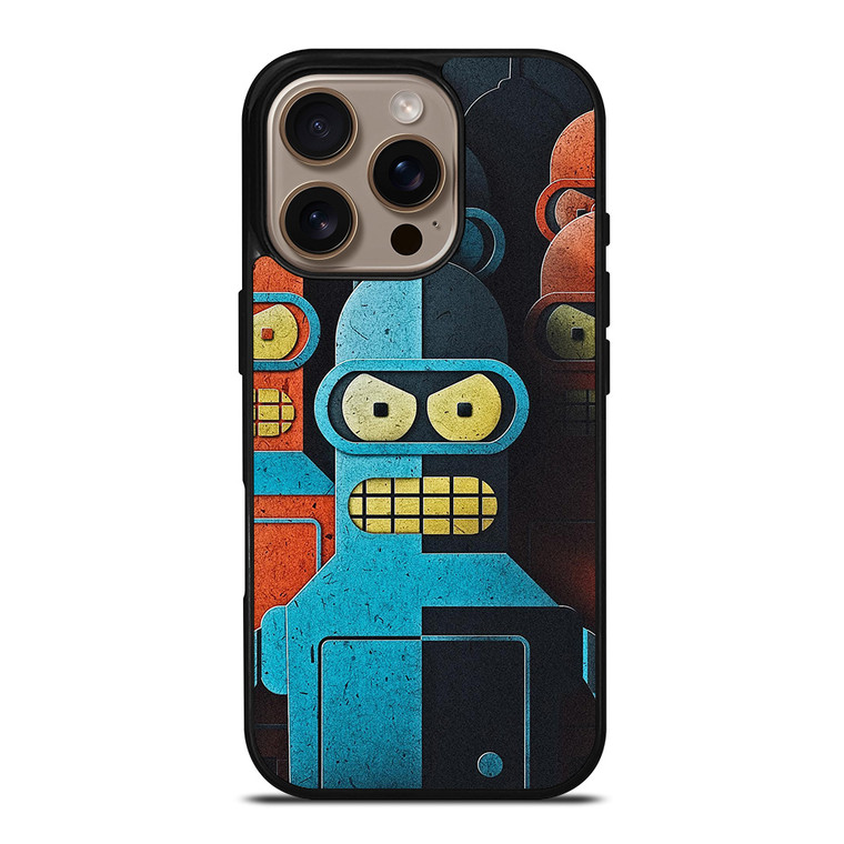 FUTURAMA BENDER ART iPhone 16 Pro Case Cover
