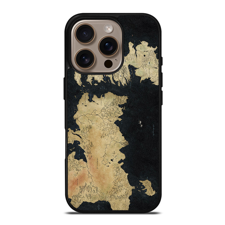 GAME OF THRONES MAP iPhone 16 Pro Case Cover
