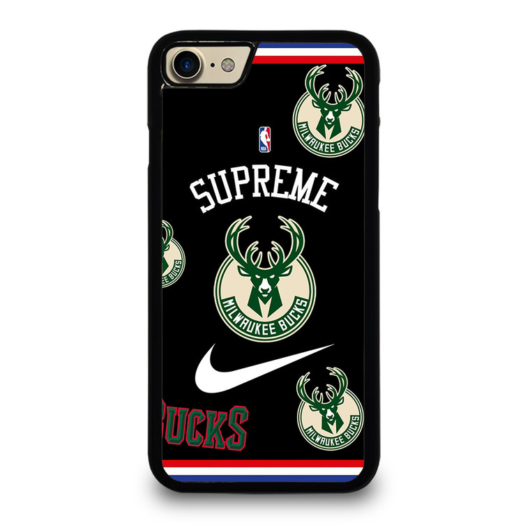 MILWAUKEE BUCKS NBA X SUPREME NIKE iPhone 7 / 8 Case Cover