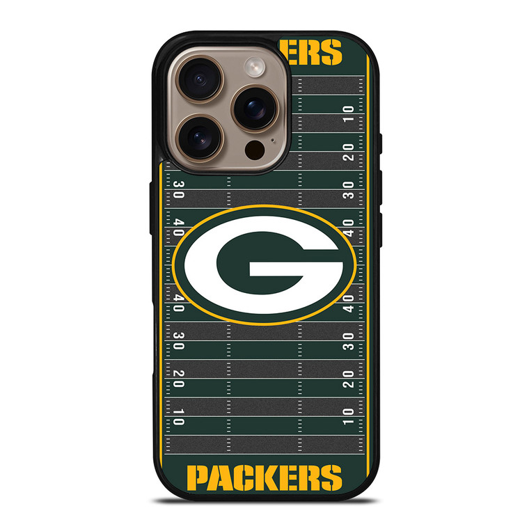 GREEN BAY PACKERS FOOTBALL FIELD iPhone 16 Pro Case Cover