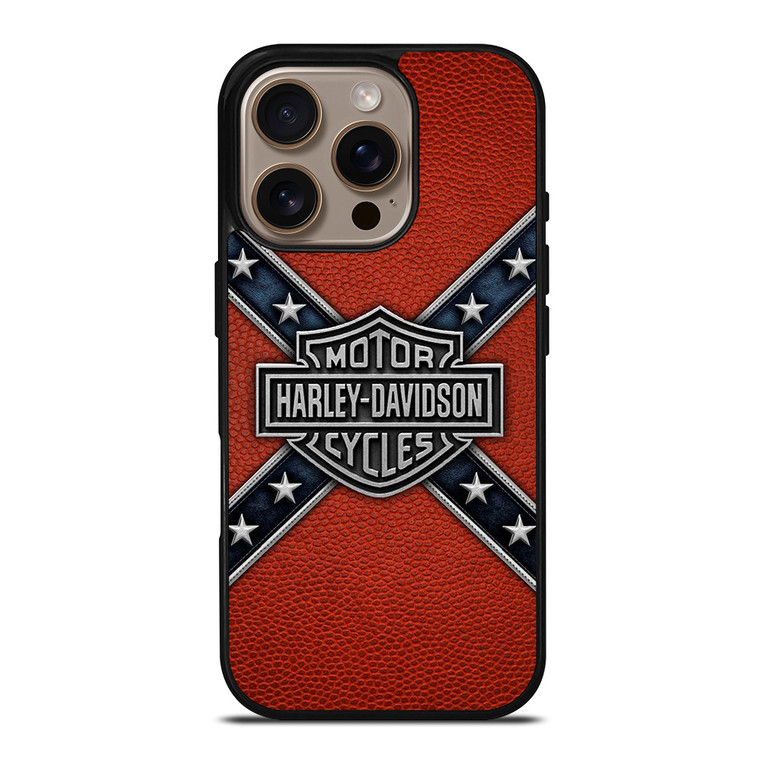 HARLEY DAVIDSON CONFEDERATE SIGN iPhone 16 Pro Case Cover
