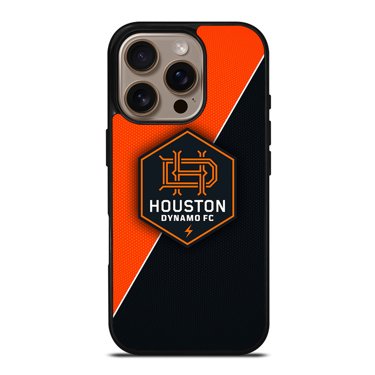 HOUSTON DYNAMO FC SOCCER MLS iPhone 16 Pro Case Cover