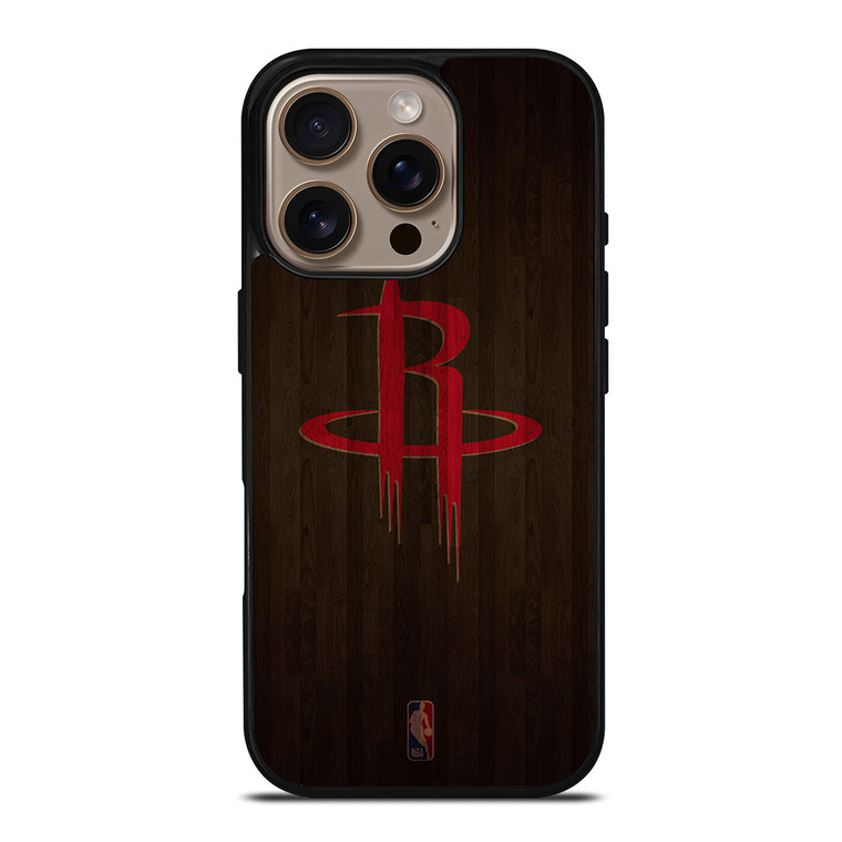 HOUSTON ROCKETS BASKETBALL COURT NBA iPhone 16 Pro Case Cover