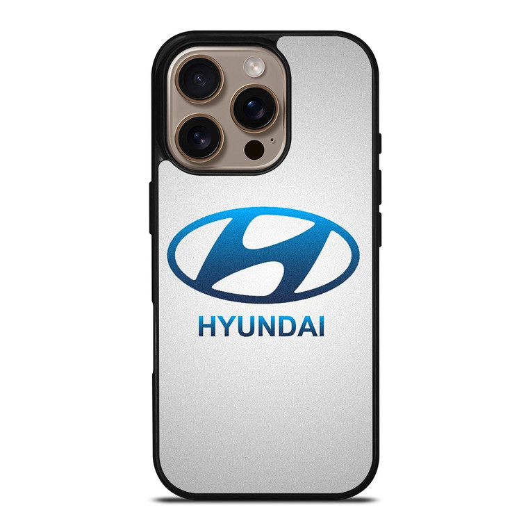 HYUNDAI SILVER LOGO iPhone 16 Pro Case Cover