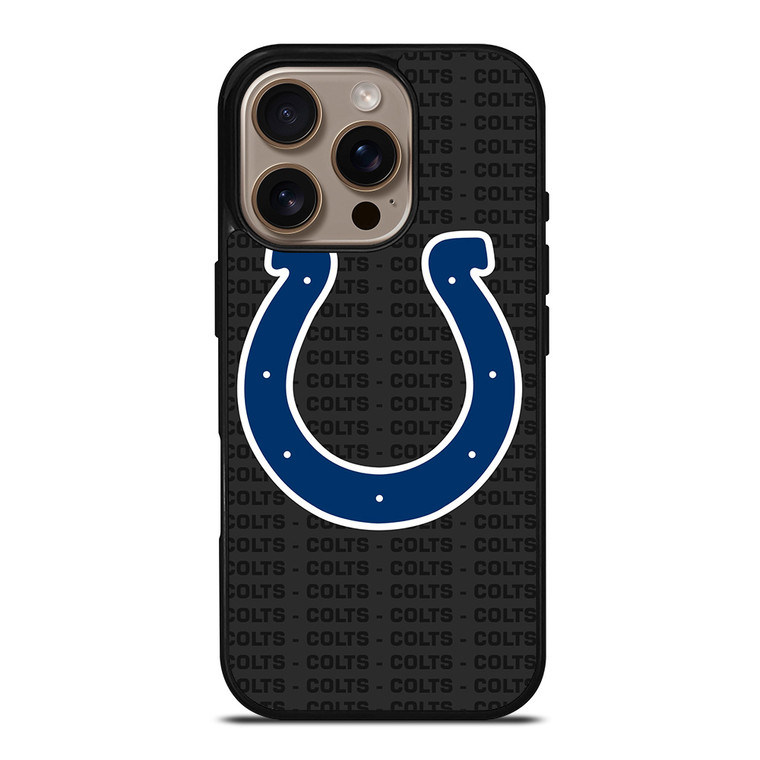 INDIANAPOLIS COLTS FOOTBALL TEXT iPhone 16 Pro Case Cover