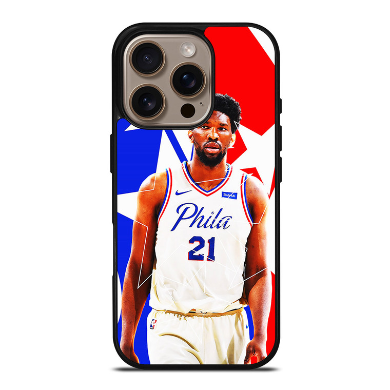JOEL EMBIID PHILADELPHIA SIXERS 2 iPhone 16 Pro Case Cover