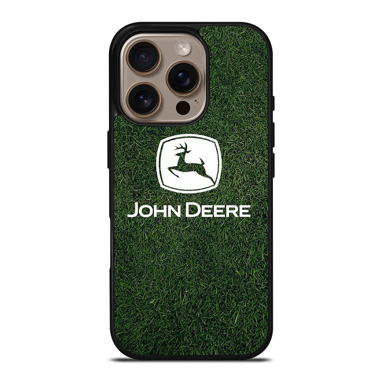 JOHN DEERE LOGO GREEN GRASS ICON iPhone 16 Pro Case Cover