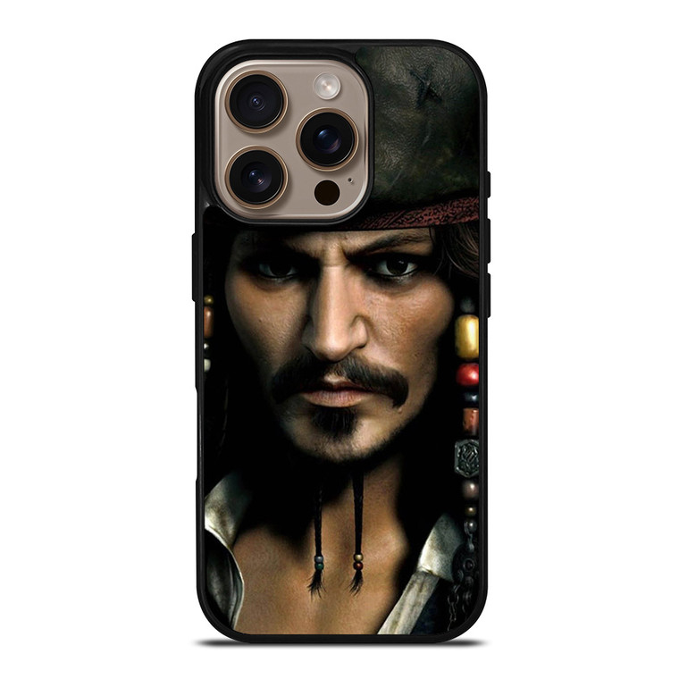 JOHNNY DEPP PIRATES OF CARIBEAN iPhone 16 Pro Case Cover