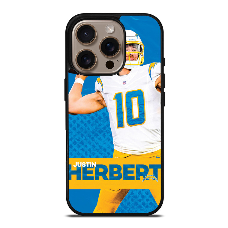 JUSTIN HERBERT LOS ANGELES CHARGERS 2 iPhone 16 Pro Case Cover