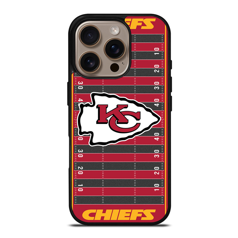 KANSAS CITY CHIEFS FOOTBALL FIELD iPhone 16 Pro Case Cover