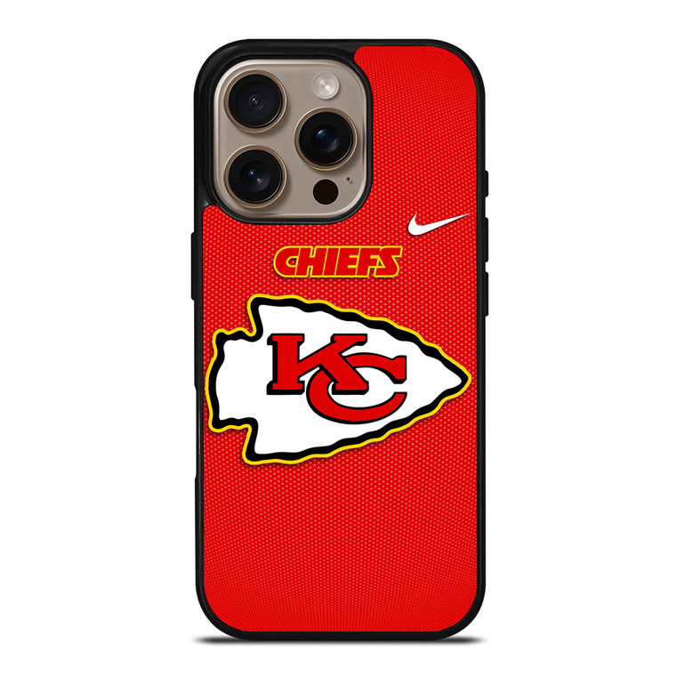 KANSAS CITY CHIEFS NFL FOOTBALL NIKE iPhone 16 Pro Case Cover
