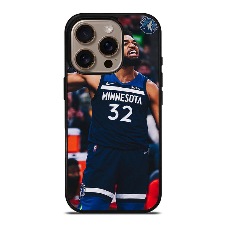 KARL ANTHONY TOWNS MINNESOTA TIMBERWOLVES 2 iPhone 16 Pro Case Cover