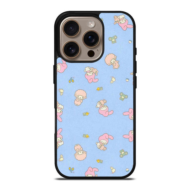 KAWAII LAMB CUTE PATTERN iPhone 16 Pro Case Cover