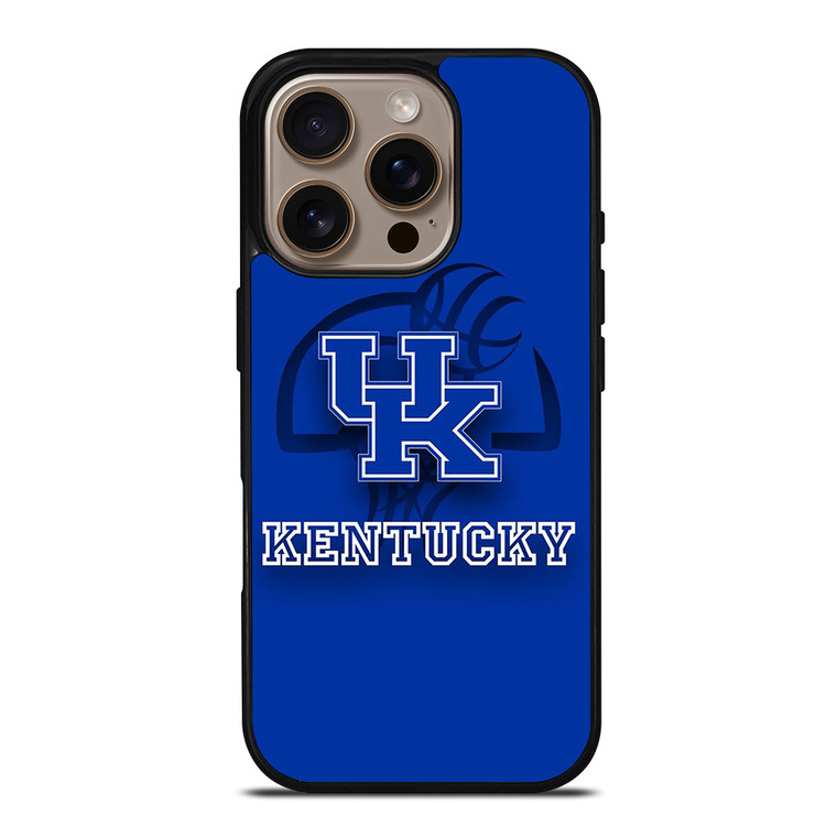 KENTUCKY WILD CATS UNIVERSITY BASKETBALL TEAM LOGO iPhone 16 Pro Case Cover