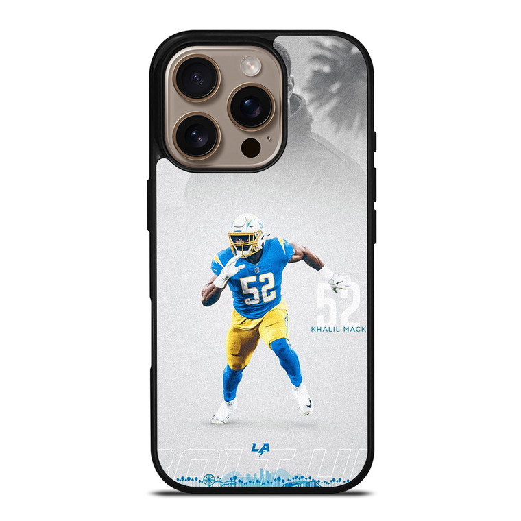 KHALIL MACK LOS ANGELES CHARGERS NFL iPhone 16 Pro Case Cover