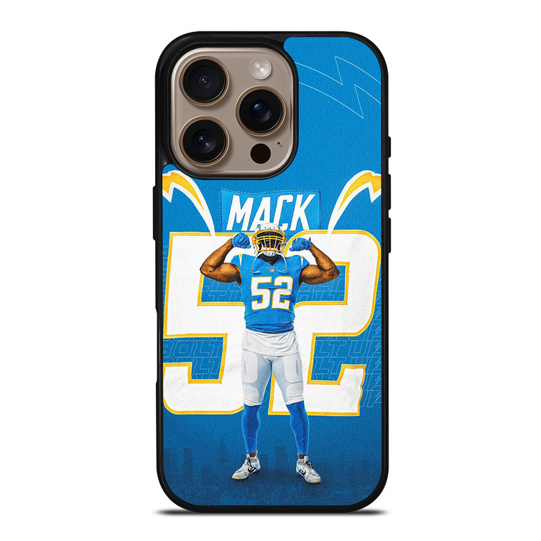 KHALIL MACK LOS ANGELES CHARGERS iPhone 16 Pro Case Cover