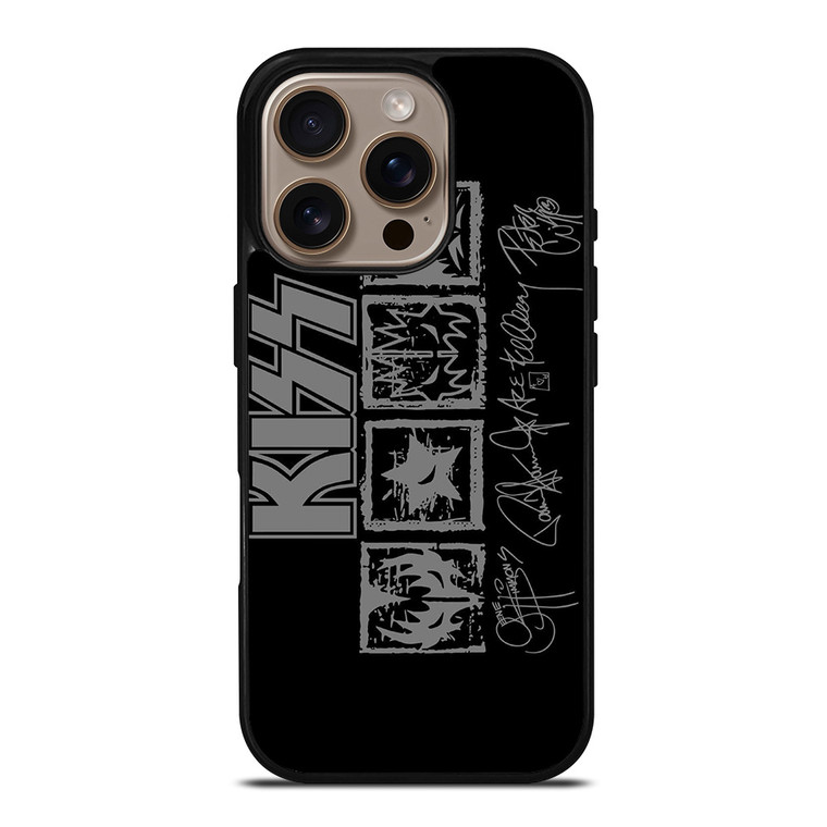 KISS ROCK BAND MEMBER ICON iPhone 16 Pro Case Cover