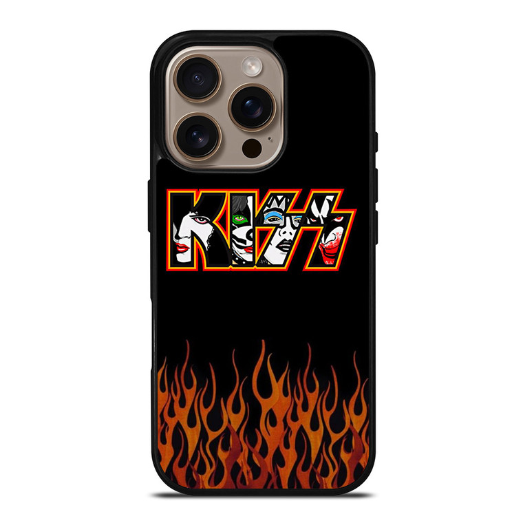 KISS ROCK BAND MEMBERS iPhone 16 Pro Case Cover