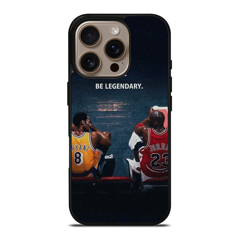 KOBE BRIANT X MICHAEL JORDAN LEGENDARY iPhone 16 Pro Case Cover
