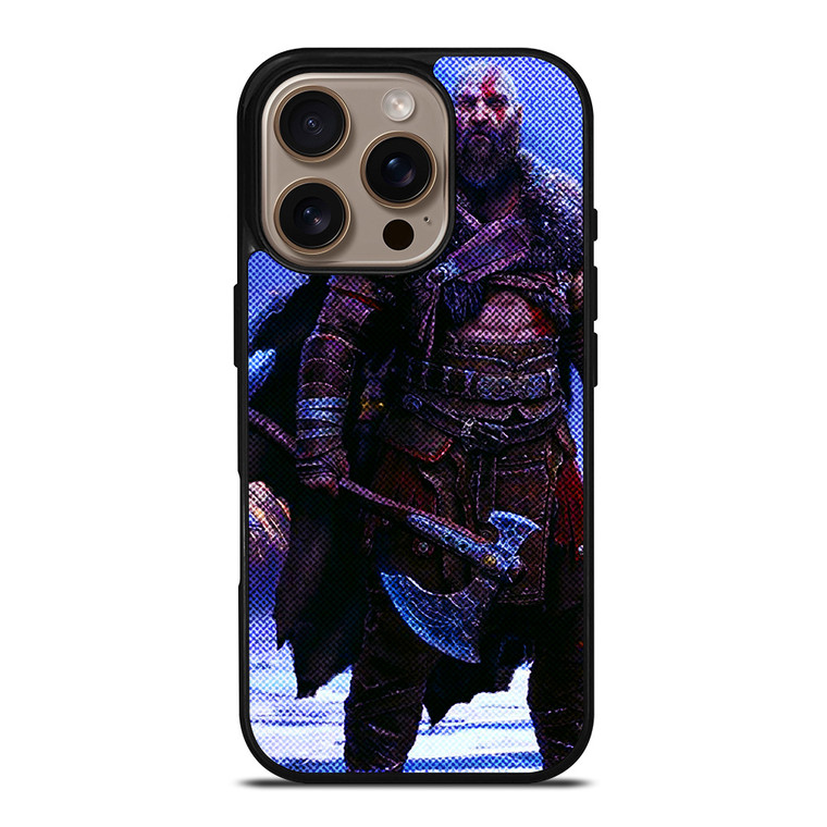 KRATOS GOD OF WAR RAGNAROK iPhone 16 Pro Case Cover