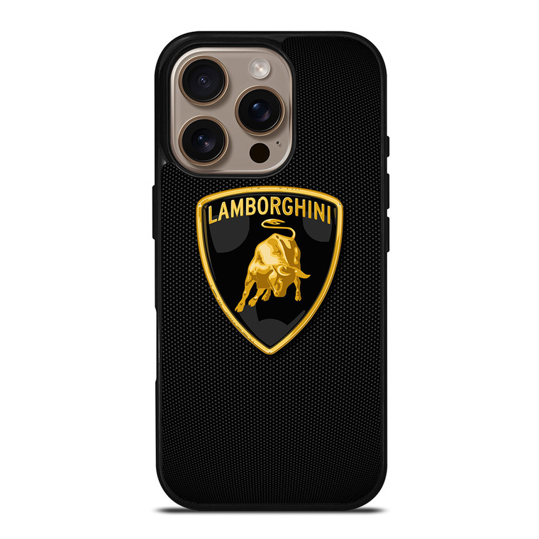 LAMBORGHINI CARBON FIBER iPhone 16 Pro Case Cover