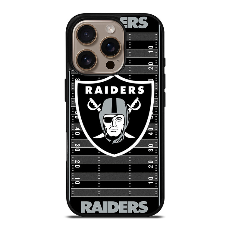 LAS VEGAS RAIDERS FOOTBALL FIELD iPhone 16 Pro Case Cover