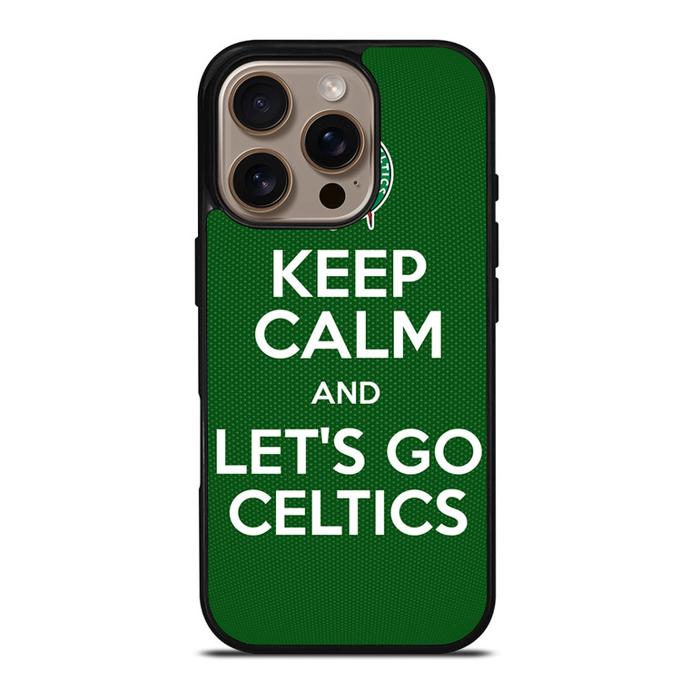 LETS GO BOSTON CELTICS NBA BASKETBALL 2 iPhone 16 Pro Case Cover